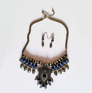 Anthropologie | Tibetan | Turkmen | Afghani Kuchi Tribal Lapis Lazuli Set